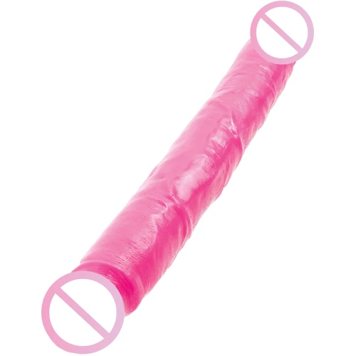 Pipedream Double Dillio 12 Inch - двойной фаллоимитатор, 30.5х3.4 см, розовый