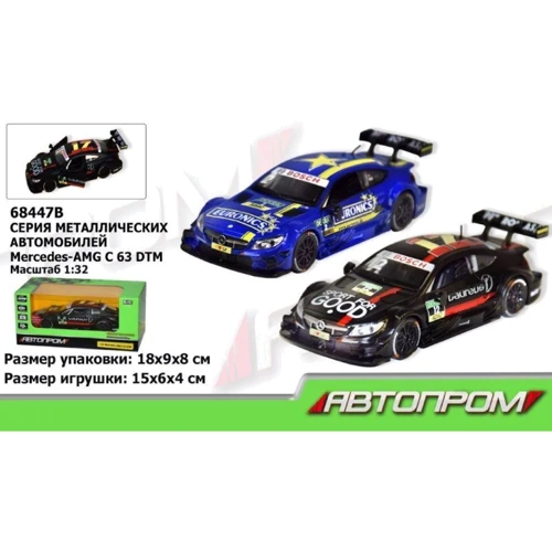 Машинка металл 68447B (7951) АВТОПРОМ, 1:32 Mercedes-AMG C 63 DTM, 2 цвета
