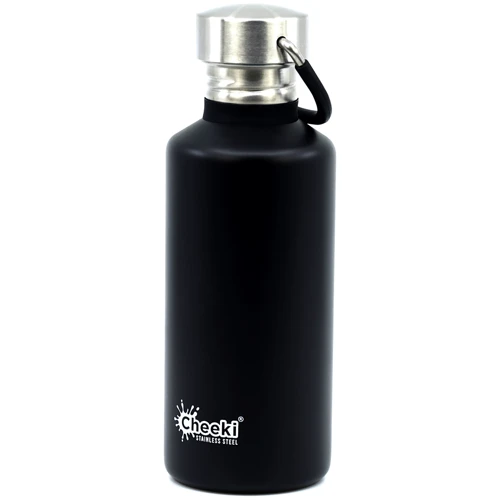 Детская бутылка для воды Cheeki Classic Single Wall 500 мл Matte Black