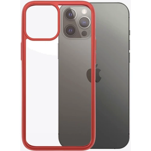 Чехол для iPhone PanzerGlass Clear Case Mandarin Red for iPhone 12 Pro Max (0281): Цвет красный