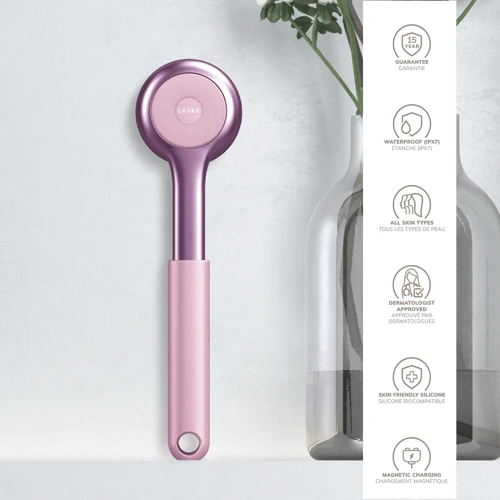 Ультразвуковая щетка для всего тела GESKE Sonic Full-Body Brush&Intensive Exfoliator 8в1 pink фото 4