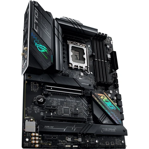 ASUS STRIX B660-F GAMING WIFI: Разъемы на плате SATA 3.0, M.2
