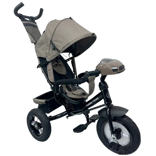 Триколісний велосипед Turbo Trike коричневий (MT 1006-5)