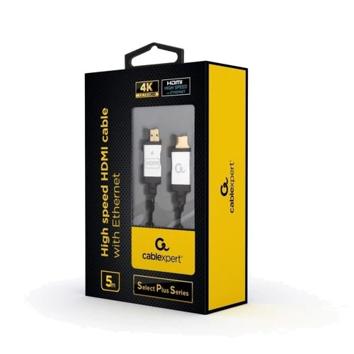 Кабель и переходник Cablexpert HDMI - HDMI v.2.0, 5м (CCB-HDMIL-5M): Тип разьема HDMI - HDMI