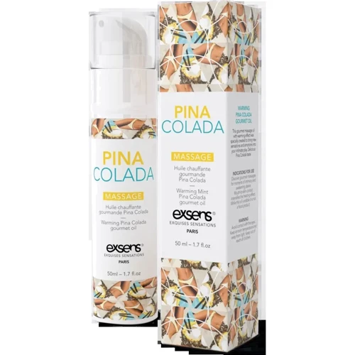 Распродажа! Массажное масло EXSENS Pina Colada 50мл разогревающее (срок годности 02.2021): Тип Масло
