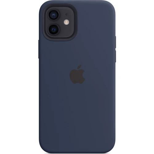 Чехол для iPhone Apple Silicone Case with MagSafe Deep Navy (MHL43) for iPhone 12/iPhone 12 Pro: Тип чехла накладка на заднюю часть