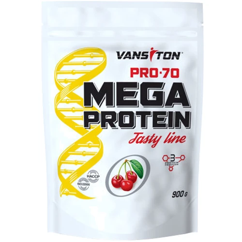 Протеїн Vansiton Mega Protein Pro 70 900 g / 30 servings / Cherry