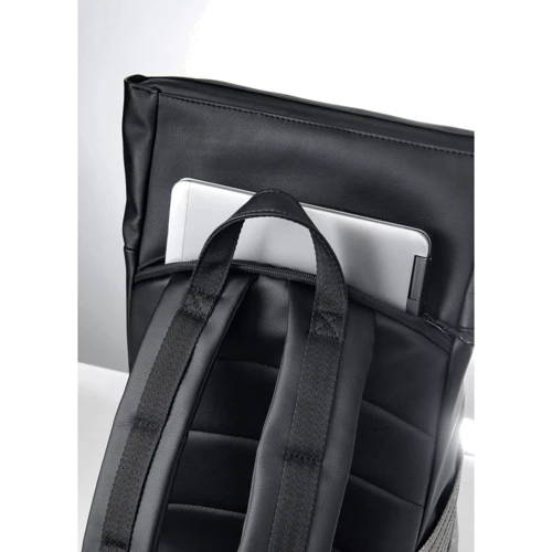 Жіночий рюкзак Sambag RollTop X чорно-сріблястий (24320635): Тип Рюкзаки