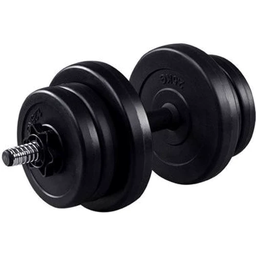 Гантель Iron Body 21 кг бітумна