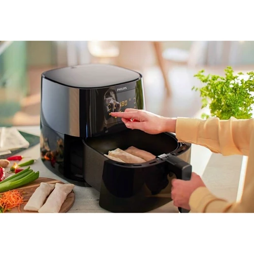 Фритюрниця Philips HD9280/70 Essential Connected Airfryer XL: Матеріал корпусу пластик
