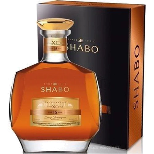Коньяк Shabo X.O 15 years old 0.5л 42% gift box (PLK4820070403398)