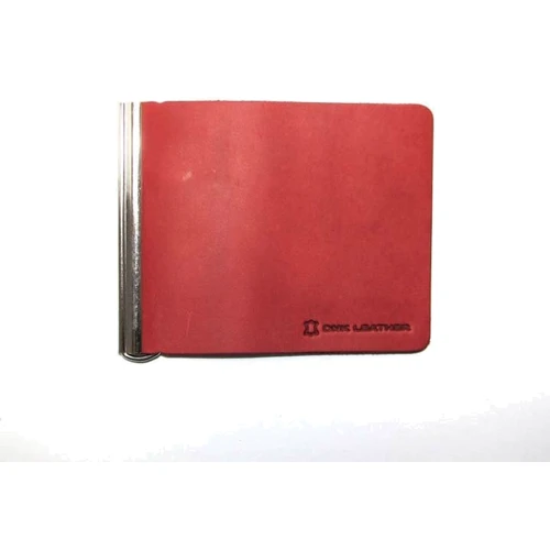 Женский зажим для денег DNK Leather красный (DNK Зажим Spring+ col.H)