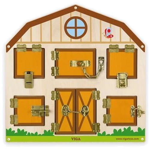 Бізіборд Viga Toys Будиночок на фермі (51627)