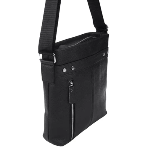 Мужская сумка планшет Borsa Leather черная (1t5502m-black): Страна производитель Тайвань