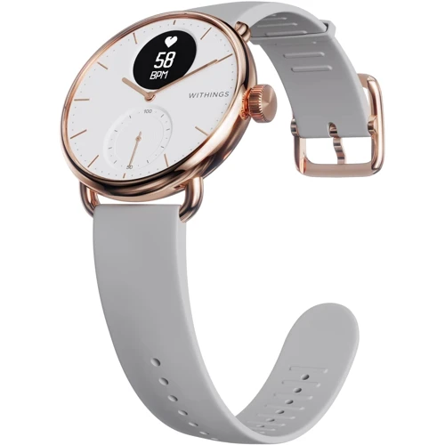 Смарт-годинник Withings ScanWatch 38mm White/Gold: Сенсорний екран нет