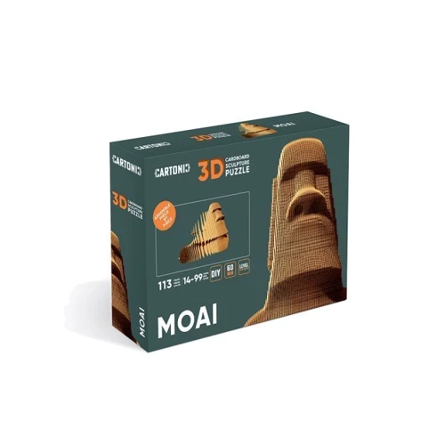 Картонный конструктор Cartonic 3D Puzzle MOAI