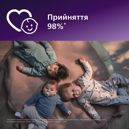 Пустышка Philips Avent Ultra Air, 0-6 мес., 2 шт, дизайн для мальчиков (SCF087/01)