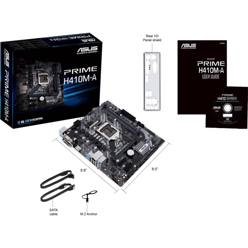 ASUS PRIME H410M-A: Роз'єми на задній панелі USB 3.0 (USB 3.1 Gen 1)