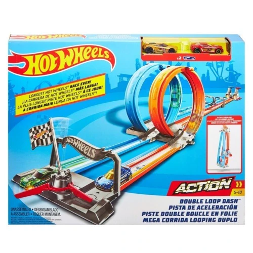 Портативний трек Подвійна петля Hot Wheels (GFH85): Виробник Hot Wheels
