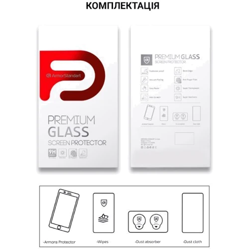 Аксессуар для смартфона ArmorStandart Tempered Glass Pro Black for Motorola E22/E22i (ARM65154) фото 6
