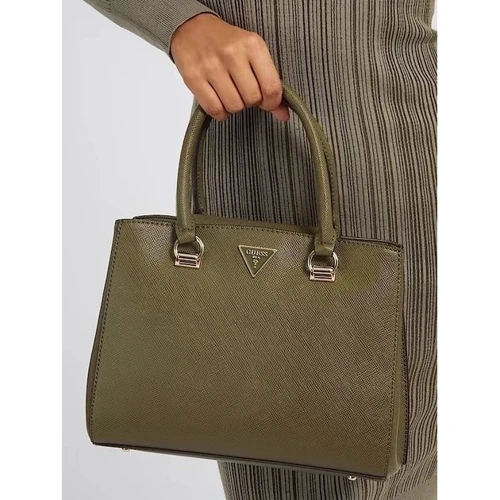Жіноча сумка тоут GUESS ALEXIE GIRLFRIEND SATCHEL оливкова (HWVG8416060-OLV): Стать Женский