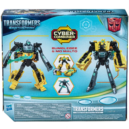 Набор игрушечный HASBRO TRANSFORMERS из двух трансформеров Комбайнер 2 серии Трансформеры: Земная искра (F8439) фото 7