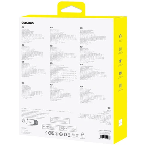 Внешний аккумулятор Baseus Power Bank 12000mAh Blade2 Intelligent Edition 65W Mariana Blue (P10063801323-00)