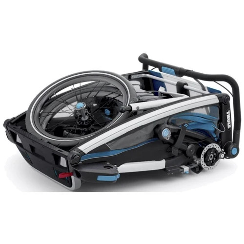 Мультиспортивная коляска Thule Chariot Sport2 Thule Blue/Black TH10201015: Ширина шасси 80 см