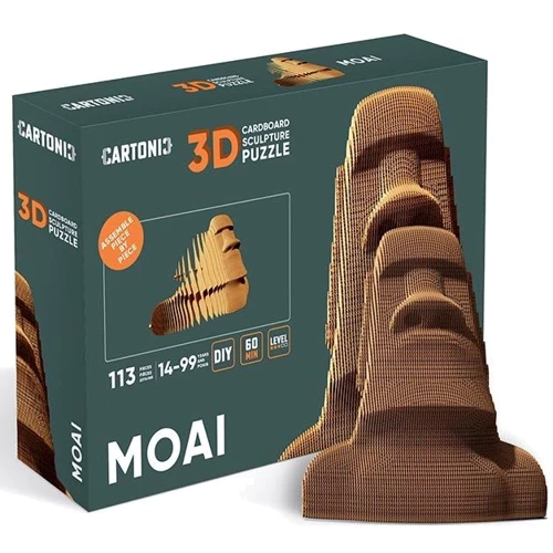 Картонный конструктор Cartonic 3D Puzzle MOAI