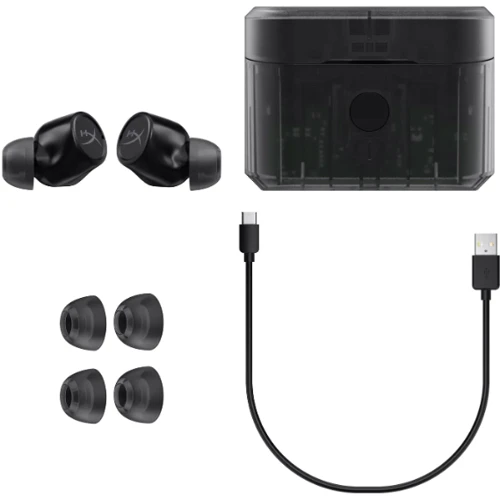 Навушники HyperX Cirro Buds Pro Black (727A5AA): Час роботи, ч 8