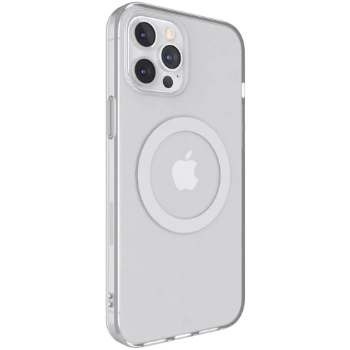Чехол для iPhone Switcheasy MagClear with MagSafe Silver (GS-103-123-225-26) for iPhone 12 Pro Max: Цвет серебристый
