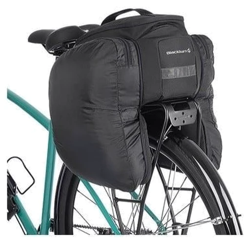 Велосумка Сумка на багажник Blackburn Local Grocery Pannier 15 л влагозащитный серо-черный (7099758): Цвет серый