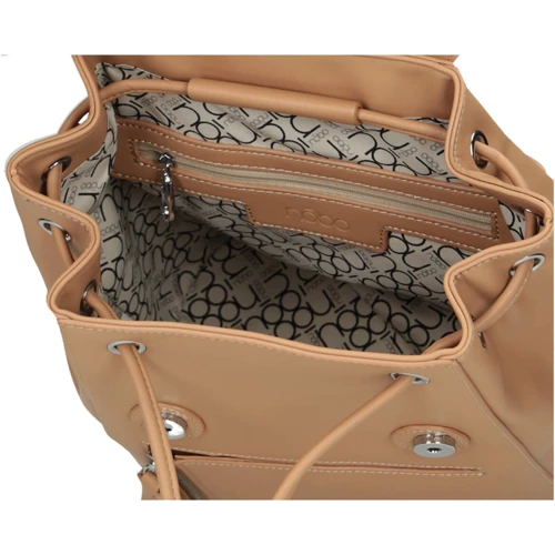 Женский рюкзак Nobo бежевый (NBAG-I3500-C015): Фактура Матовая, Гладкая