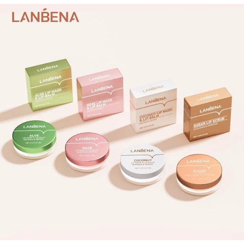 Скраб для губ з коричневим цукром Lanbena Sugar Lip Scrub Exfoliation & Hydrating: Призначення Питание, Увлажнение
