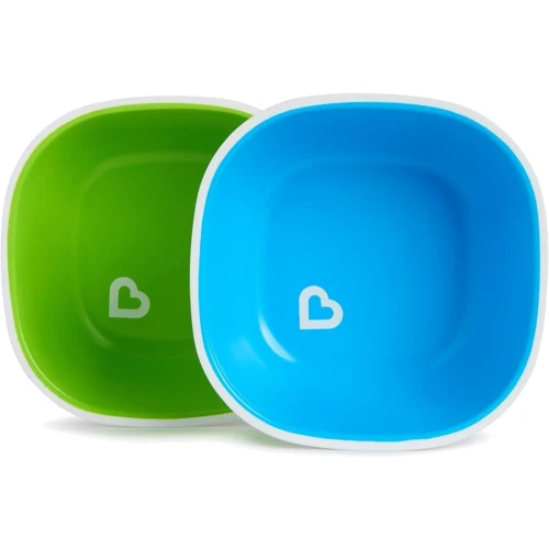 Набір тарілок Munchkin Splash Bowls, 2 шт, зелена та блакитна (46725.01)