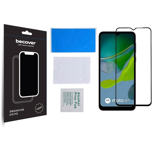 Аксессуар для смартфона BeCover Tempered Glass Black for Motorola Moto E13 (708843)