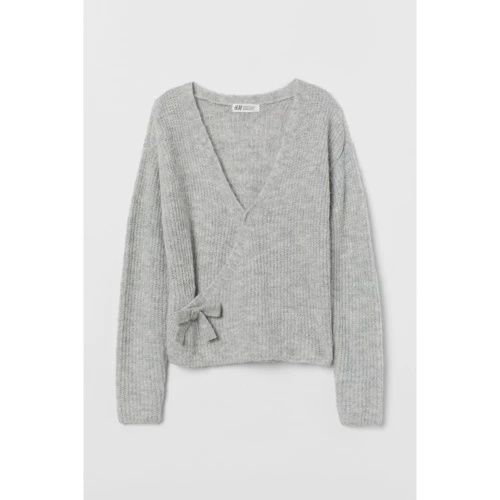 Пуловер H&M 7851880 158-164 см светло-серый