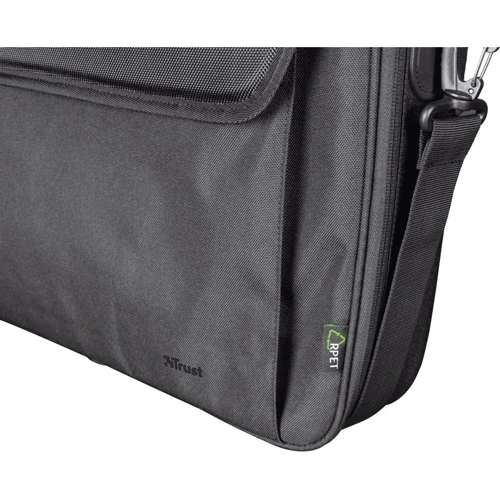 Сумка для ноутбука Trust 16" Atlanta Eco Black (24189): Матеріал полиэстер