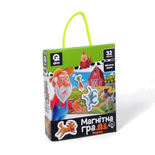 Магнитная игра qbee Ферма (QB600-003)