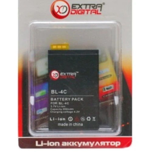 Аккумулятор Аккумулятор ExtraDigital for Nokia BL-4C (950 mAh) - BMN6267: Совместимость с брендом Nokia