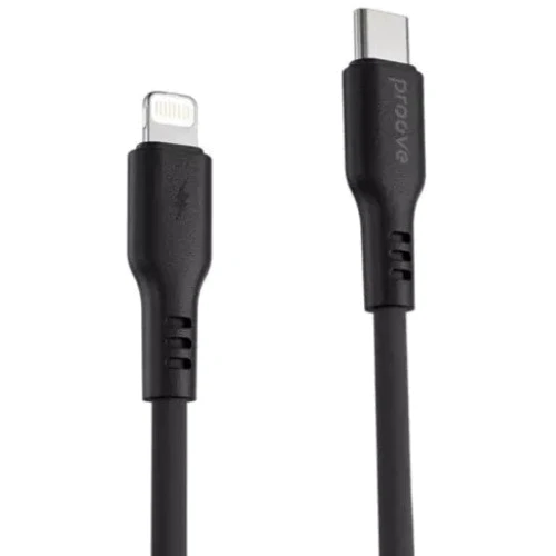 Кабель Proove Cable USB-C to Lightning Rebirth 3A 1m Black (CCRE60002101)