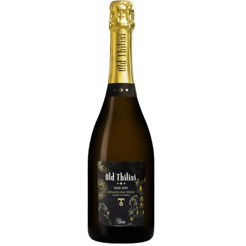Вино ігристе Old Tbilisi, біле напівсолодке, 12.5% 0.75л (MAR4860004073228)