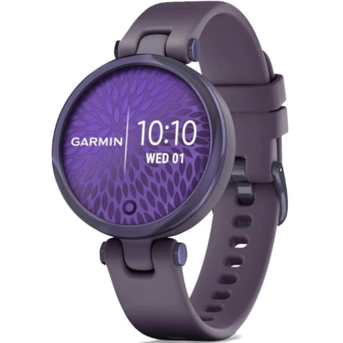 

Garmin Lily Midnight Orchid Bezel with Deep Orchid Case and Silicone Band (010-02384-12)