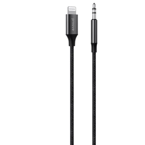 Кабель Proove Adapter Lightning to 3.5mm SoundTrack 1m Black