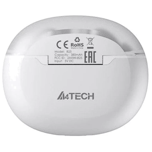 Наушники A4Tech B25 Grayish White: Сопротивление наушников (Ом) 32