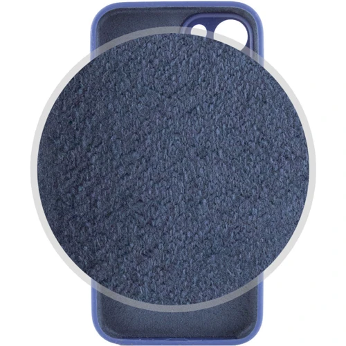 Чехол для iPhone Mobile Case Silicone Case Full Camera Protective Deep Navy for iPhone 15 Plus: Цвет синий