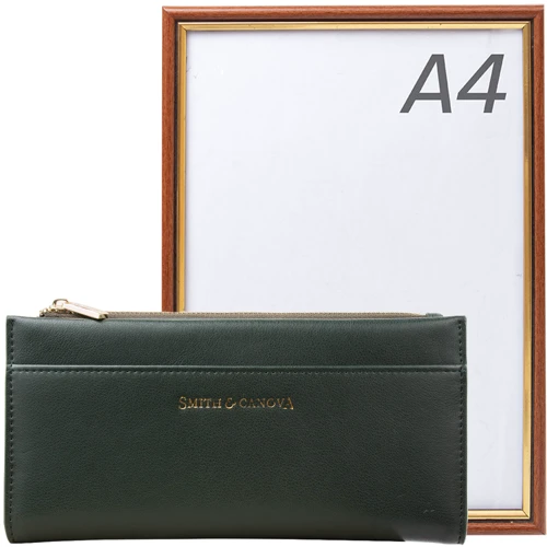 Женский кошелек Smith&Canova зеленый (FUL-26811-dkgreen): Пол Женский