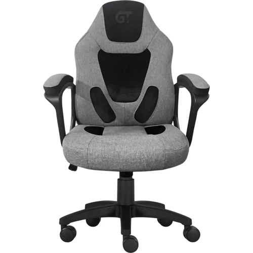 Кресло игровое детское GT Racer X-1414 Fabric Gray/Black Suede Kids фото 3