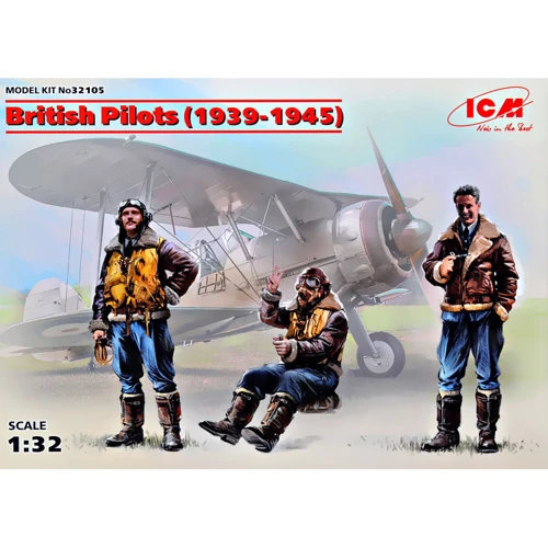 Набор фигурок ICM Пилоты ВВС Великобритании (1939-1945) (ICM32105)