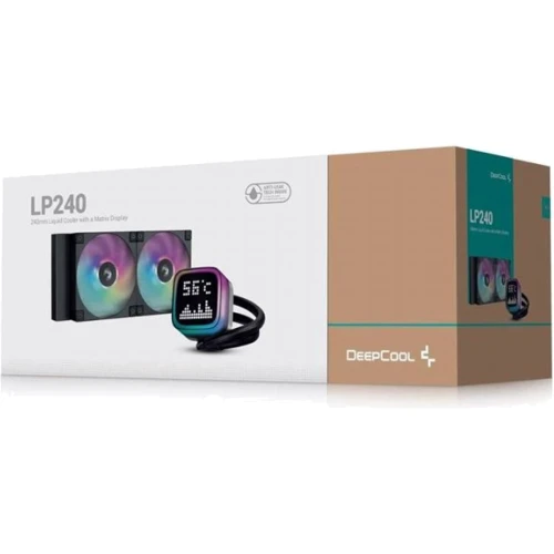 Кулер DeepCool LP240 ARGB Black (R-LP240-BKMSNC-G-1): Тип подшипника гидродинамический